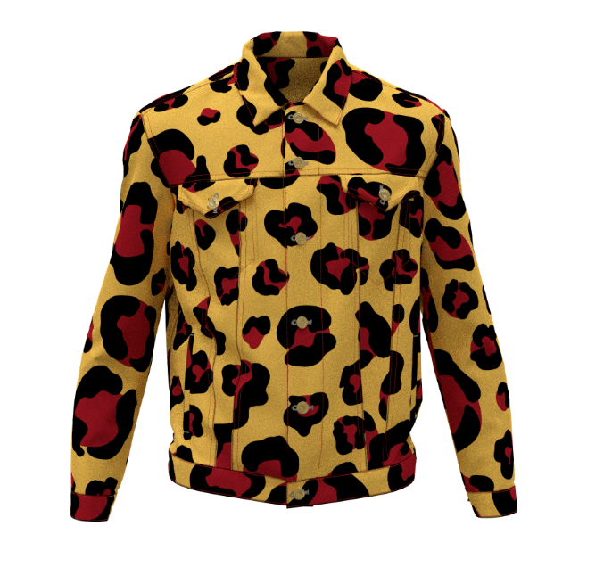 Golden Goose Leopard Print Denim Jacket - Farfetch